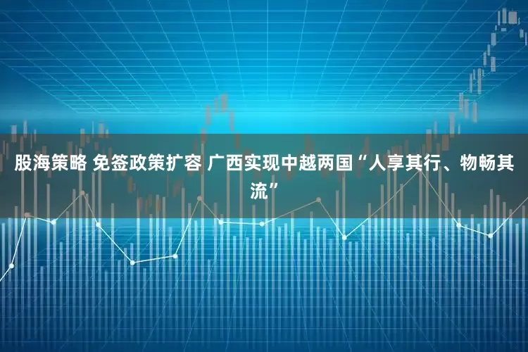 股海策略 免签政策扩容 广西实现中越两国“人享其行、物畅其流”